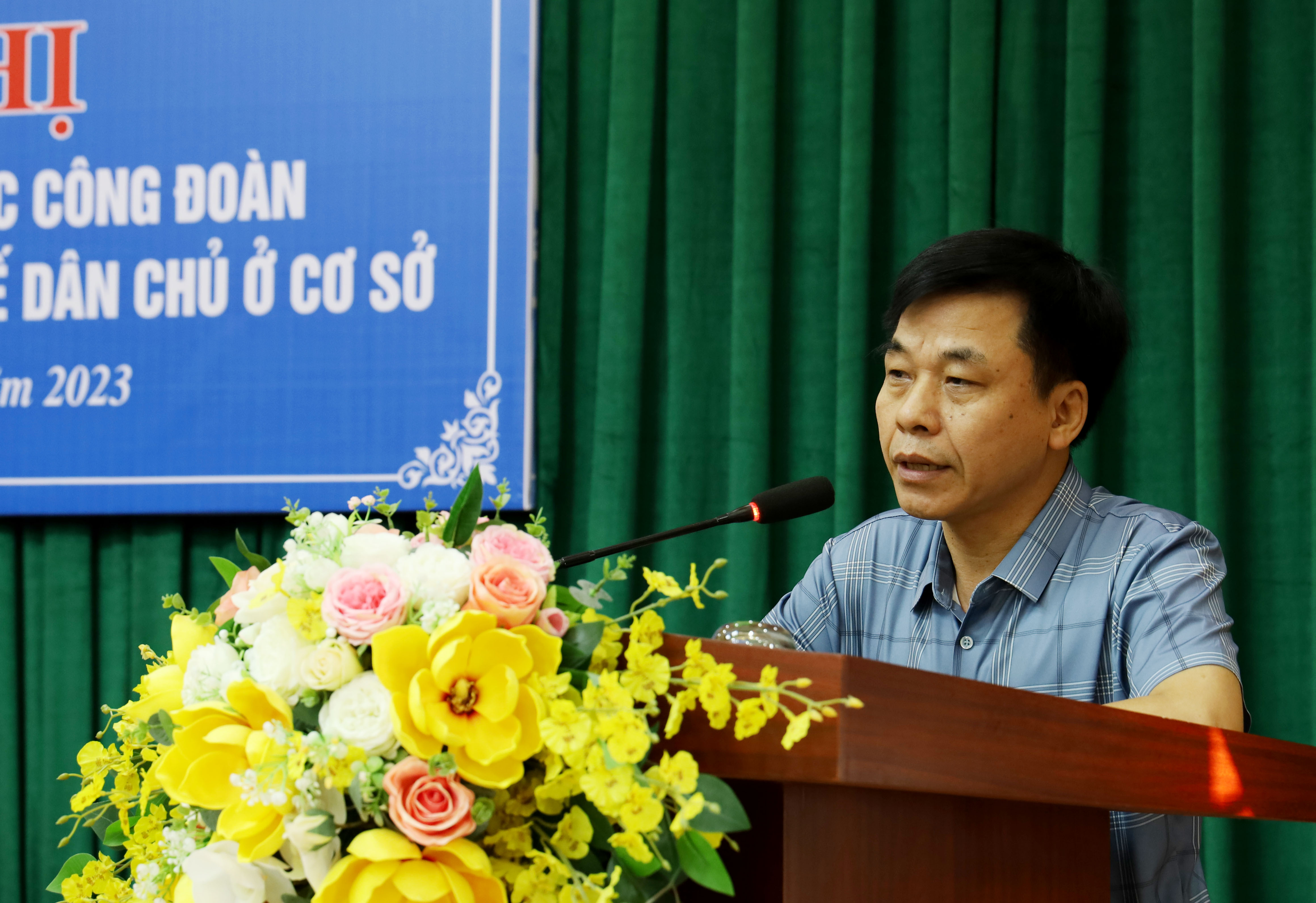 2. Ông Trương Thanh Phòng, Phó Giám đốc Sở Y tế phát biểu chỉ đạo tại hội nghị tập huấn.JPG